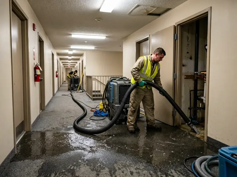 multi-unit-apartment-hallway-f-005 — frequently asked questions, Emergency Burst Pipe Water Extraction & Removal in Heron Ba…